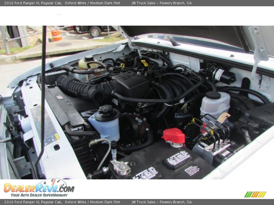 2010 Ford Ranger XL Regular Cab Oxford White / Medium Dark Flint Photo #13