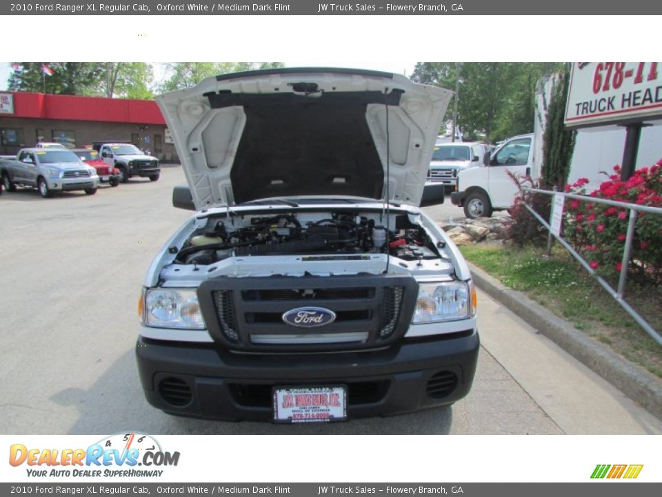 2010 Ford Ranger XL Regular Cab Oxford White / Medium Dark Flint Photo #14