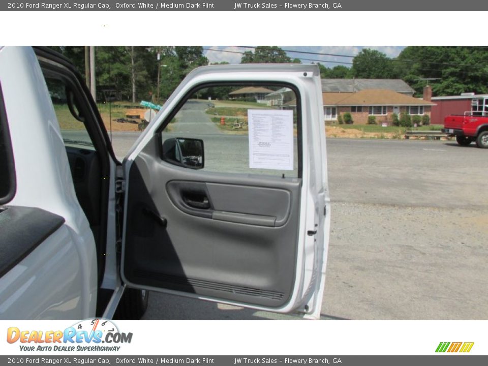 2010 Ford Ranger XL Regular Cab Oxford White / Medium Dark Flint Photo #18