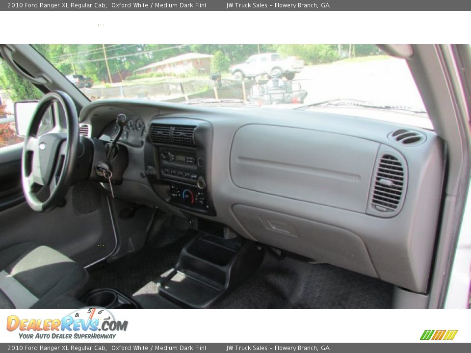 2010 Ford Ranger XL Regular Cab Oxford White / Medium Dark Flint Photo #23