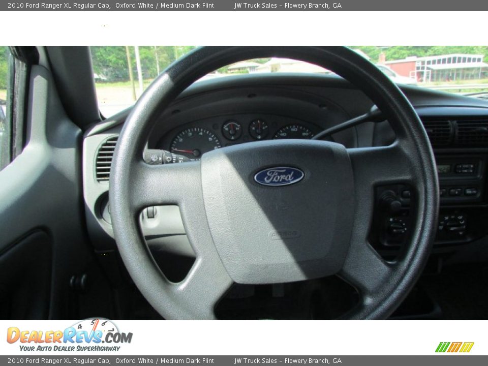 2010 Ford Ranger XL Regular Cab Oxford White / Medium Dark Flint Photo #31