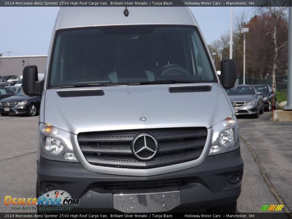 2014 Mercedes-Benz Sprinter 2500 High Roof Cargo Van Brilliant Silver Metallic / Tunja Black Photo #2