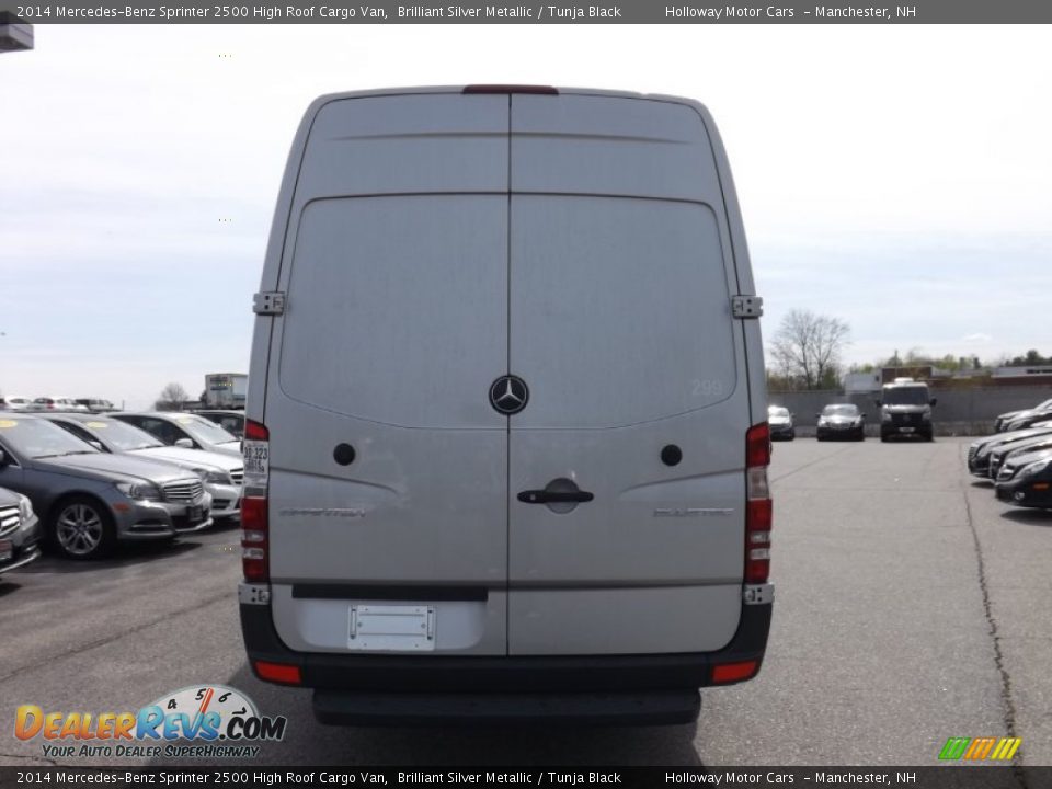 2014 Mercedes-Benz Sprinter 2500 High Roof Cargo Van Brilliant Silver Metallic / Tunja Black Photo #4