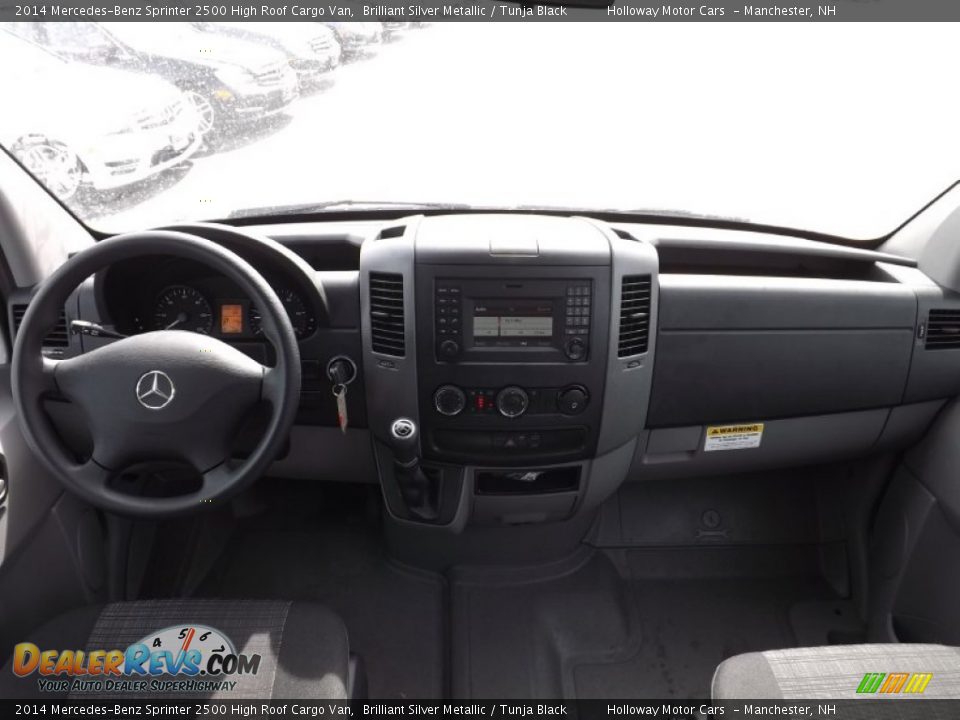 2014 Mercedes-Benz Sprinter 2500 High Roof Cargo Van Brilliant Silver Metallic / Tunja Black Photo #8
