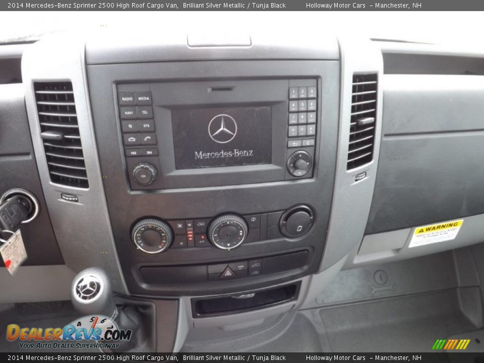 2014 Mercedes-Benz Sprinter 2500 High Roof Cargo Van Brilliant Silver Metallic / Tunja Black Photo #9