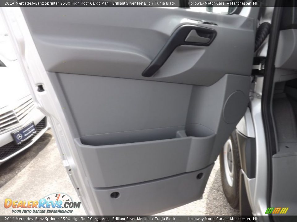 2014 Mercedes-Benz Sprinter 2500 High Roof Cargo Van Brilliant Silver Metallic / Tunja Black Photo #14