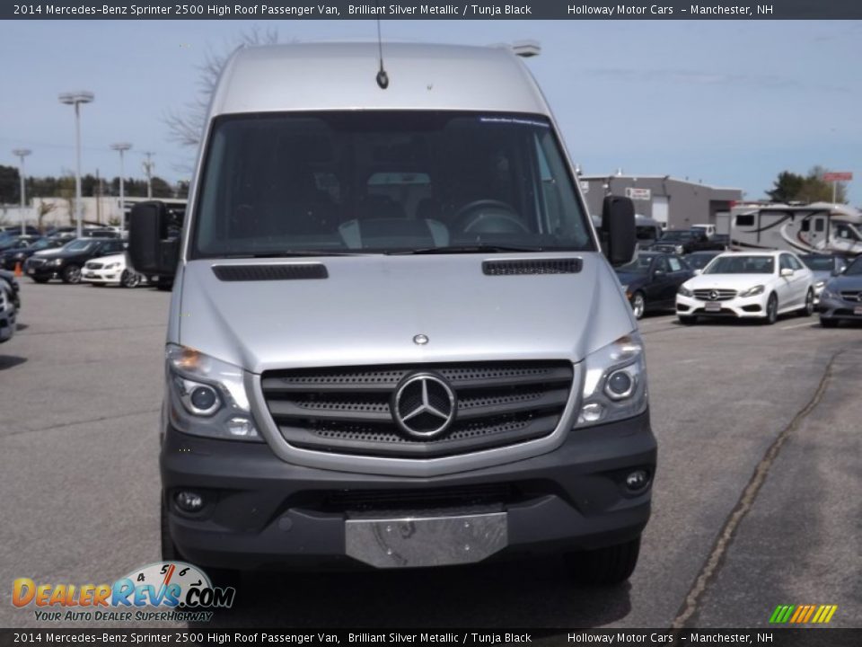2014 Mercedes-Benz Sprinter 2500 High Roof Passenger Van Brilliant Silver Metallic / Tunja Black Photo #2