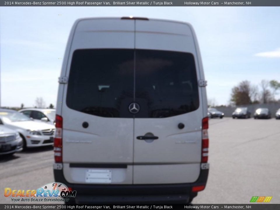 2014 Mercedes-Benz Sprinter 2500 High Roof Passenger Van Brilliant Silver Metallic / Tunja Black Photo #4