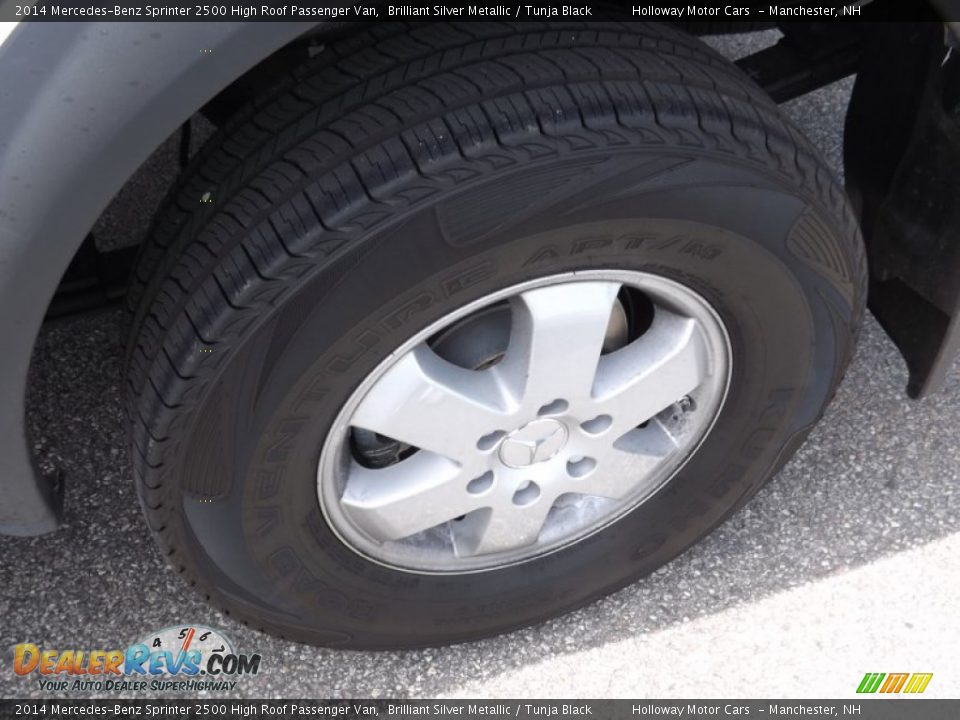 2014 Mercedes-Benz Sprinter 2500 High Roof Passenger Van Brilliant Silver Metallic / Tunja Black Photo #5