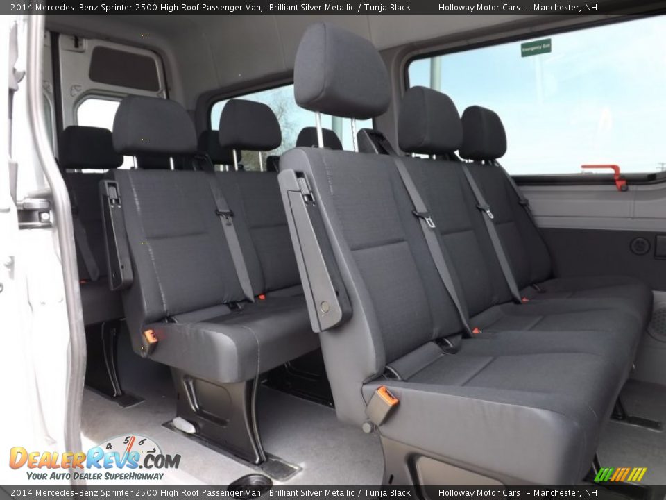 2014 Mercedes-Benz Sprinter 2500 High Roof Passenger Van Brilliant Silver Metallic / Tunja Black Photo #7