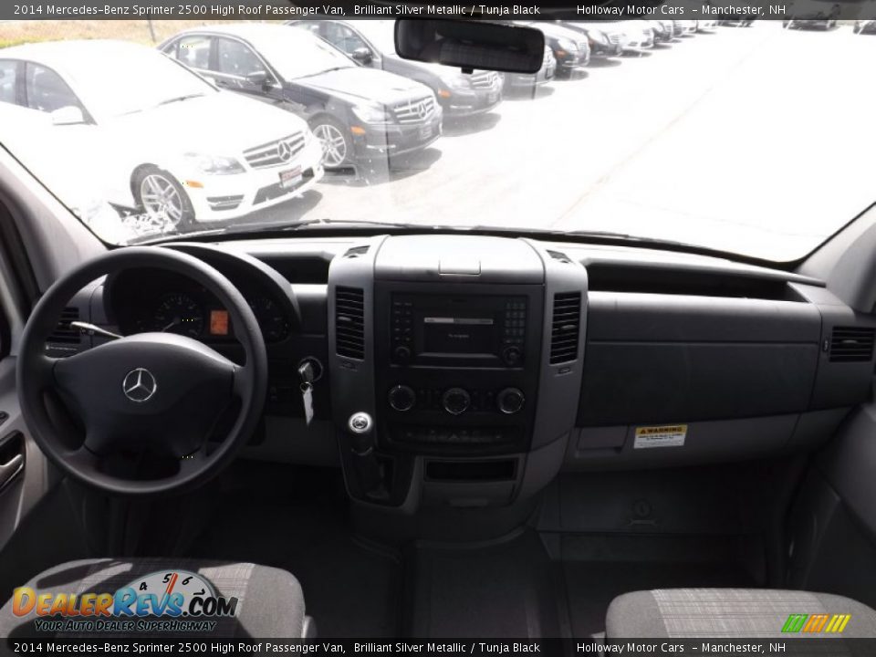 2014 Mercedes-Benz Sprinter 2500 High Roof Passenger Van Brilliant Silver Metallic / Tunja Black Photo #8