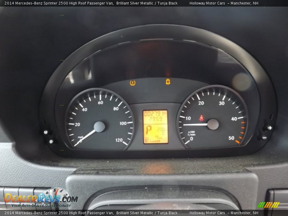 2014 Mercedes-Benz Sprinter 2500 High Roof Passenger Van Brilliant Silver Metallic / Tunja Black Photo #11
