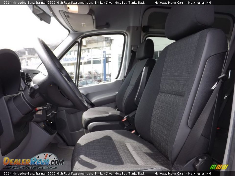 2014 Mercedes-Benz Sprinter 2500 High Roof Passenger Van Brilliant Silver Metallic / Tunja Black Photo #12