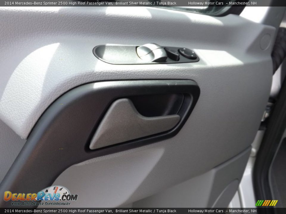 2014 Mercedes-Benz Sprinter 2500 High Roof Passenger Van Brilliant Silver Metallic / Tunja Black Photo #15