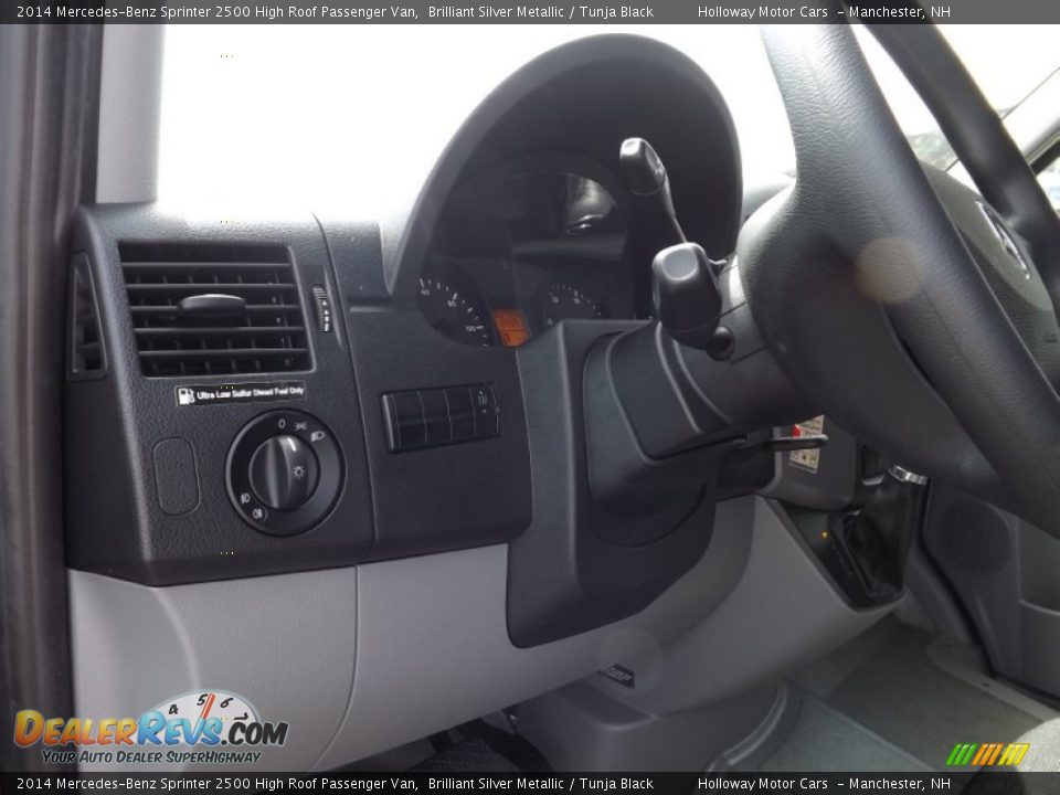 2014 Mercedes-Benz Sprinter 2500 High Roof Passenger Van Brilliant Silver Metallic / Tunja Black Photo #16