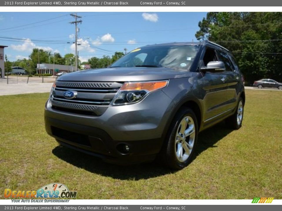 2013 Ford Explorer Limited 4WD Sterling Gray Metallic / Charcoal Black Photo #1