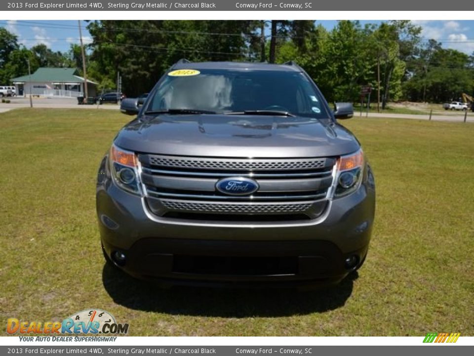 2013 Ford Explorer Limited 4WD Sterling Gray Metallic / Charcoal Black Photo #2
