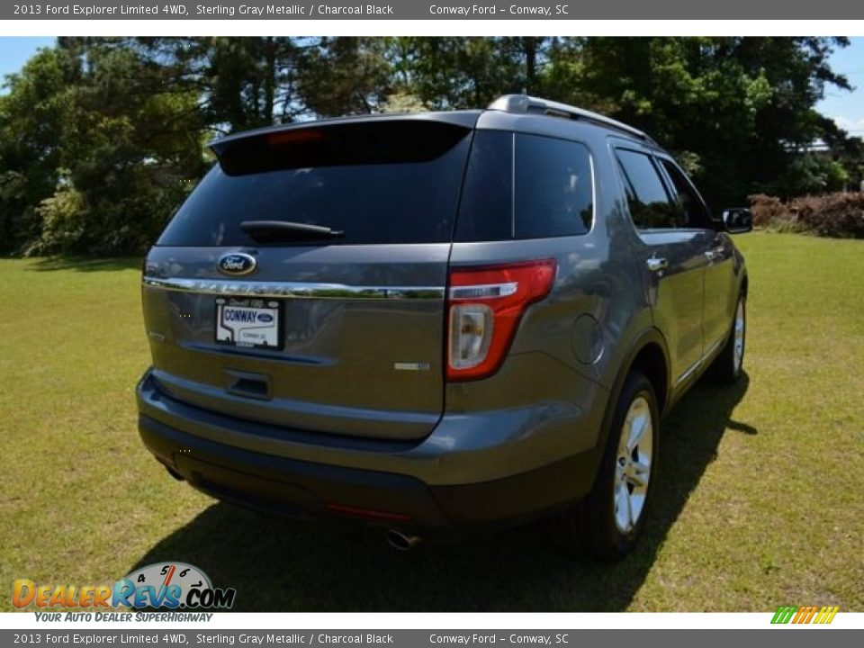 2013 Ford Explorer Limited 4WD Sterling Gray Metallic / Charcoal Black Photo #5