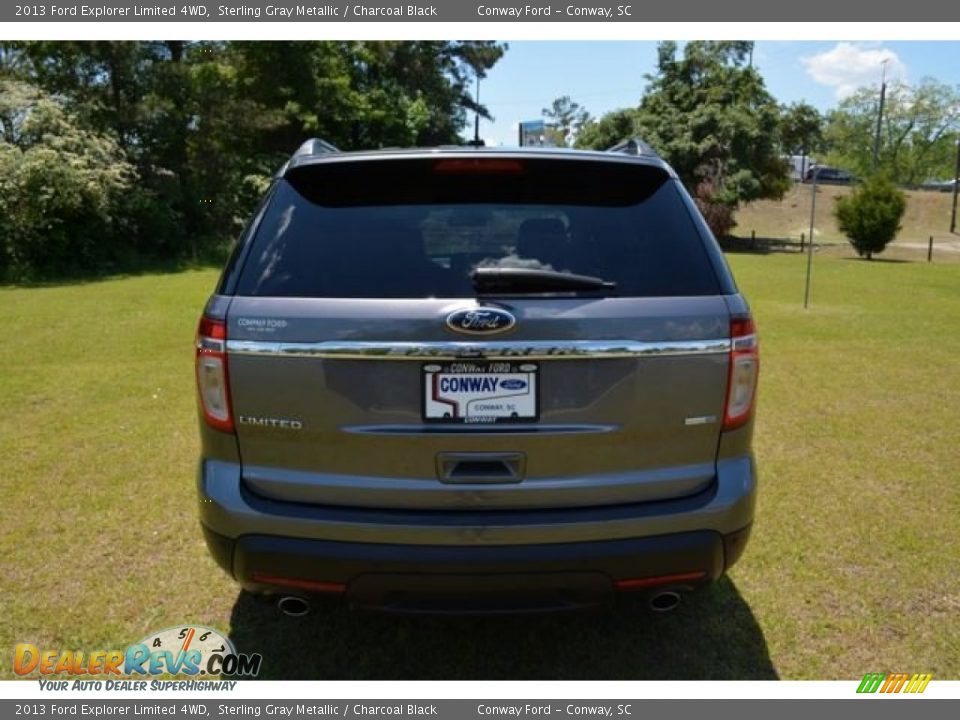 2013 Ford Explorer Limited 4WD Sterling Gray Metallic / Charcoal Black Photo #7