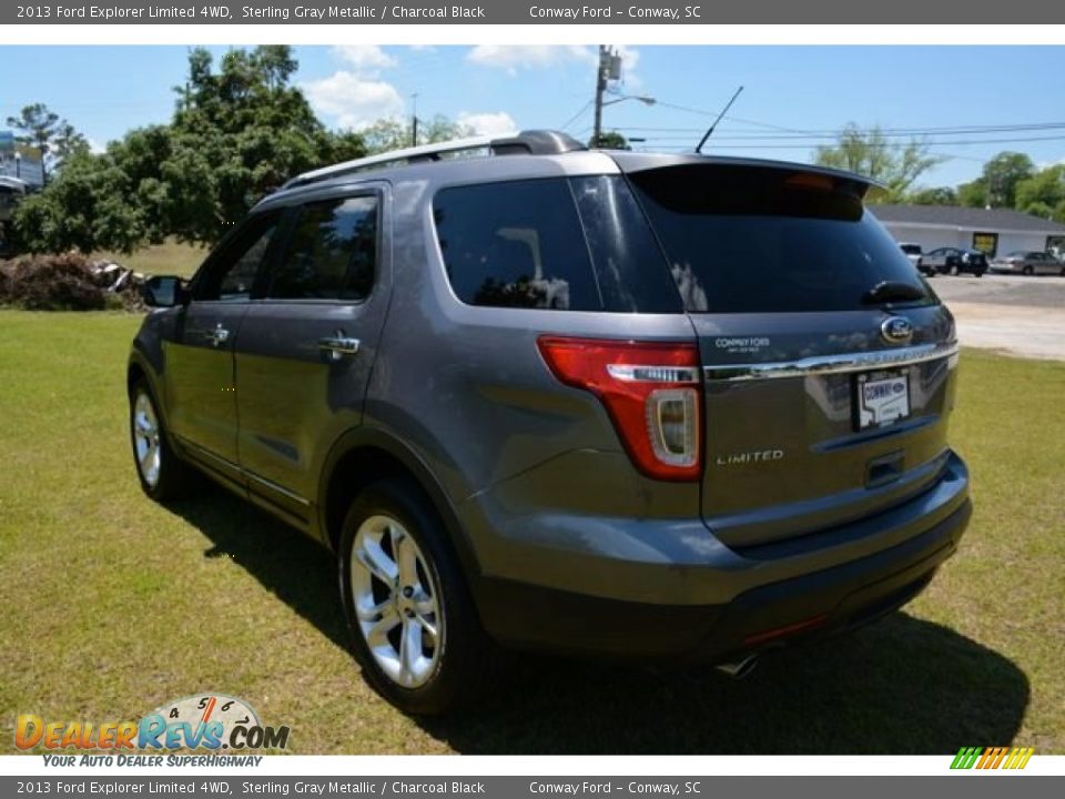 2013 Ford Explorer Limited 4WD Sterling Gray Metallic / Charcoal Black Photo #9