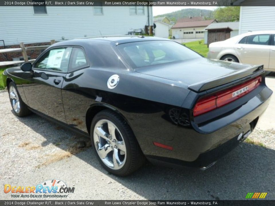 2014 Dodge Challenger R/T Black / Dark Slate Gray Photo #2