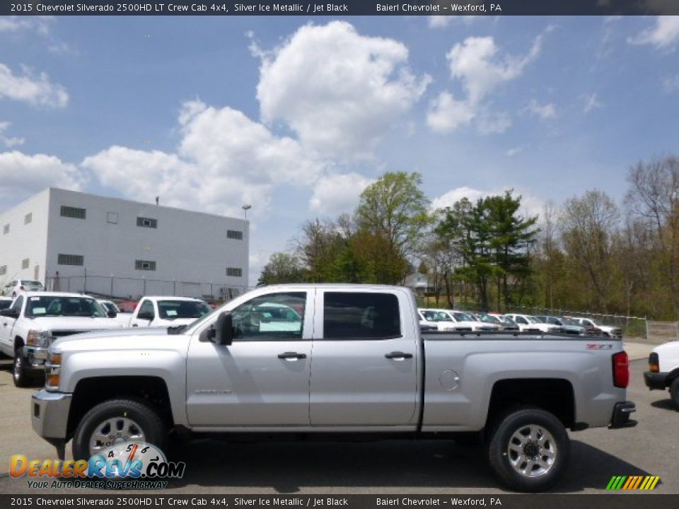 2015 Chevrolet Silverado 2500HD LT Crew Cab 4x4 Silver Ice Metallic / Jet Black Photo #1