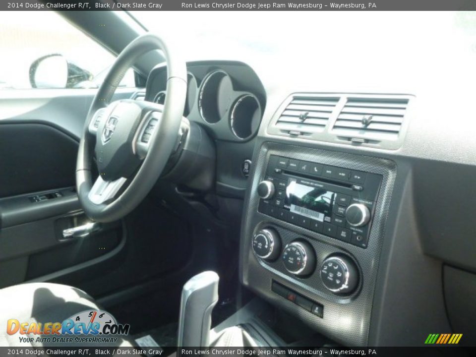 2014 Dodge Challenger R/T Black / Dark Slate Gray Photo #5
