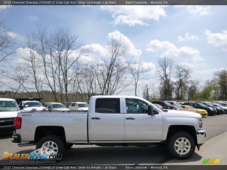 2015 Chevrolet Silverado 2500HD LT Crew Cab 4x4 Silver Ice Metallic / Jet Black Photo #5