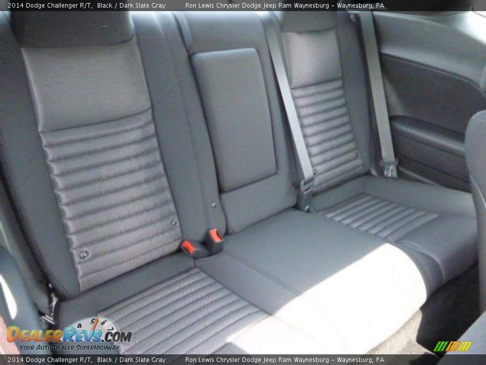 2014 Dodge Challenger R/T Black / Dark Slate Gray Photo #7