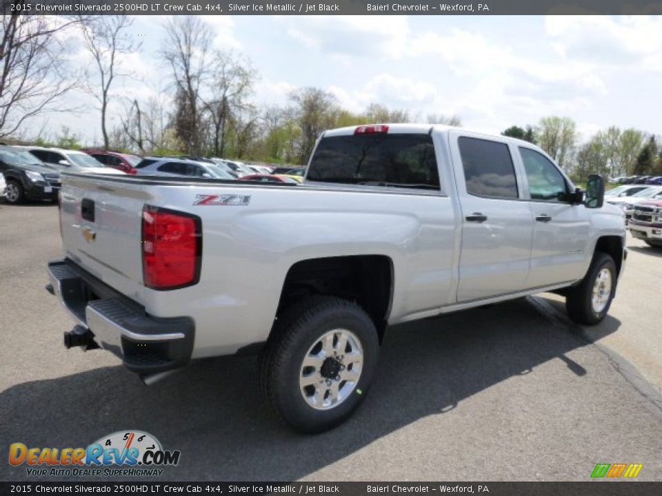 2015 Chevrolet Silverado 2500HD LT Crew Cab 4x4 Silver Ice Metallic / Jet Black Photo #6