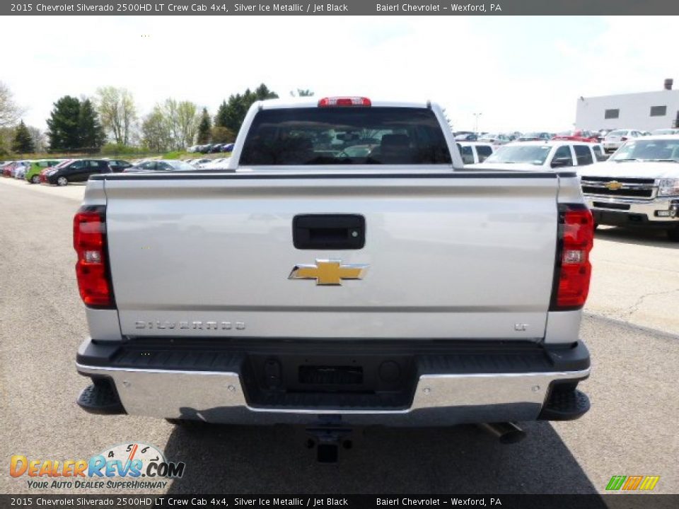 2015 Chevrolet Silverado 2500HD LT Crew Cab 4x4 Silver Ice Metallic / Jet Black Photo #7