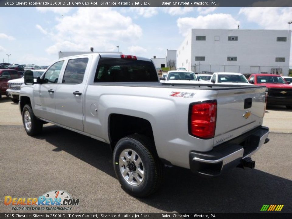 2015 Chevrolet Silverado 2500HD LT Crew Cab 4x4 Silver Ice Metallic / Jet Black Photo #8