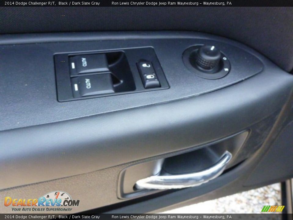 2014 Dodge Challenger R/T Black / Dark Slate Gray Photo #13