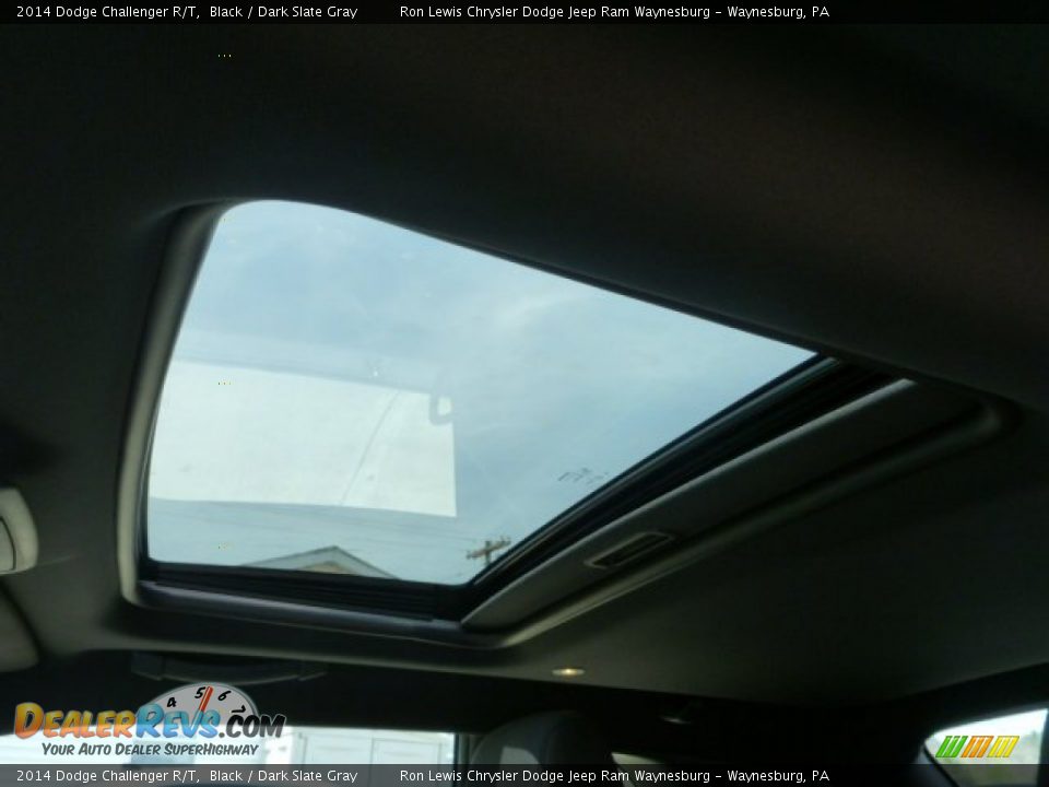 2014 Dodge Challenger R/T Black / Dark Slate Gray Photo #15