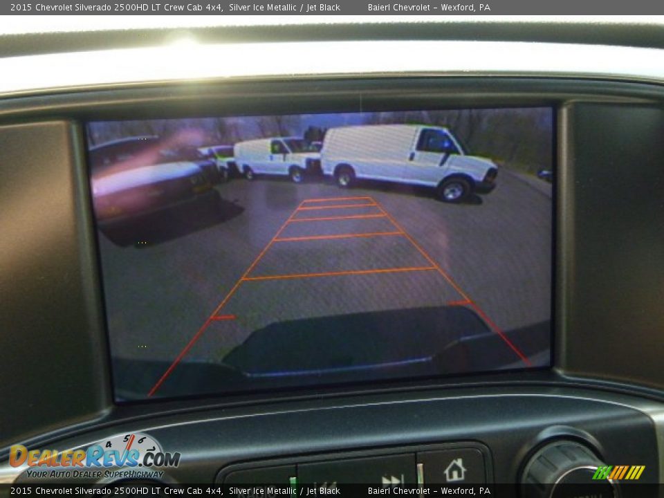 2015 Chevrolet Silverado 2500HD LT Crew Cab 4x4 Silver Ice Metallic / Jet Black Photo #17