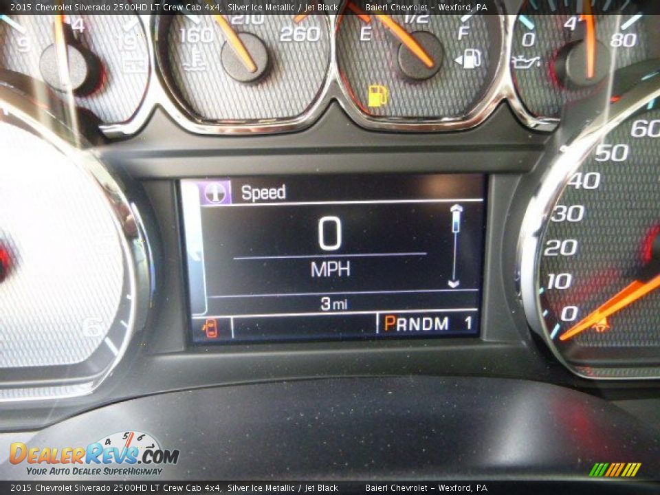 2015 Chevrolet Silverado 2500HD LT Crew Cab 4x4 Silver Ice Metallic / Jet Black Photo #19