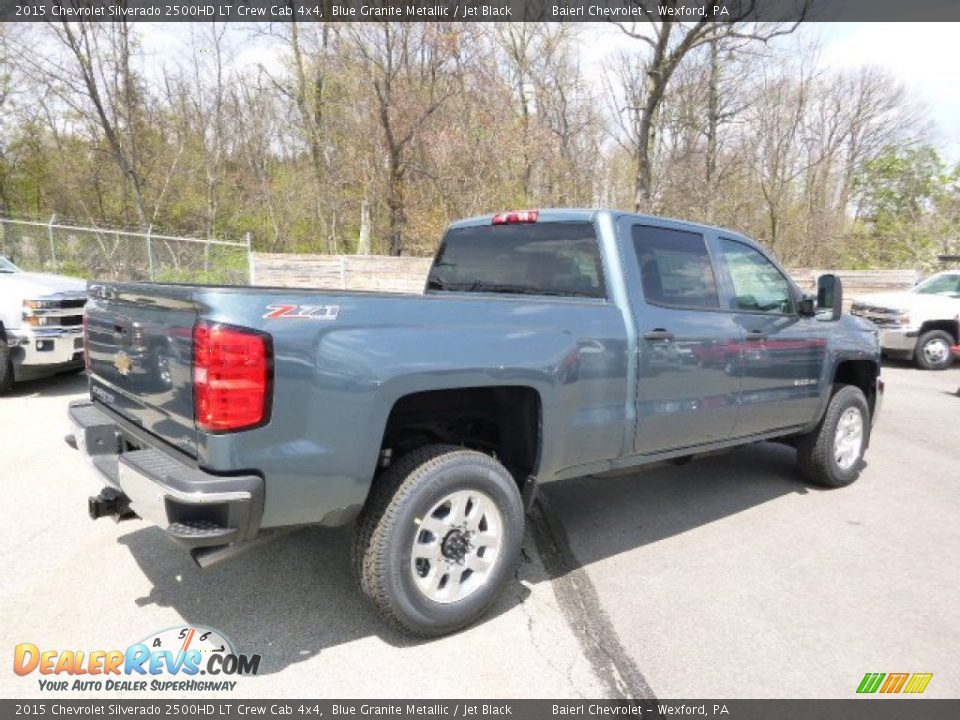 2015 Chevrolet Silverado 2500HD LT Crew Cab 4x4 Blue Granite Metallic / Jet Black Photo #6