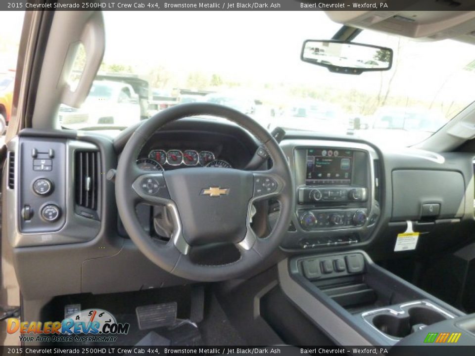 2015 Chevrolet Silverado 2500HD LT Crew Cab 4x4 Brownstone Metallic / Jet Black/Dark Ash Photo #12