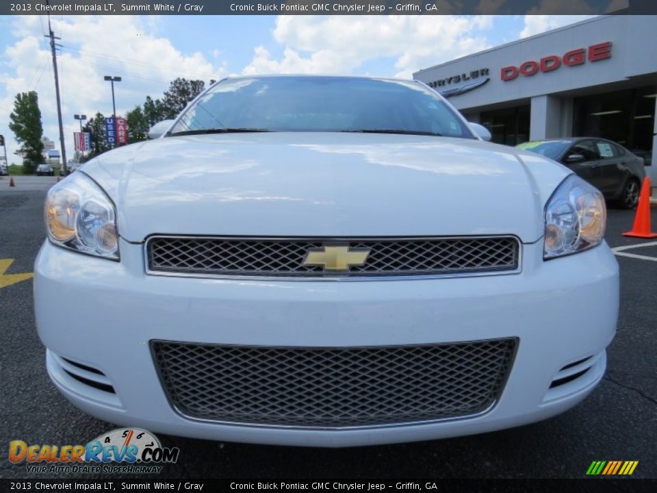 2013 Chevrolet Impala LT Summit White / Gray Photo #2