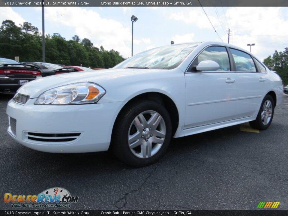 2013 Chevrolet Impala LT Summit White / Gray Photo #3