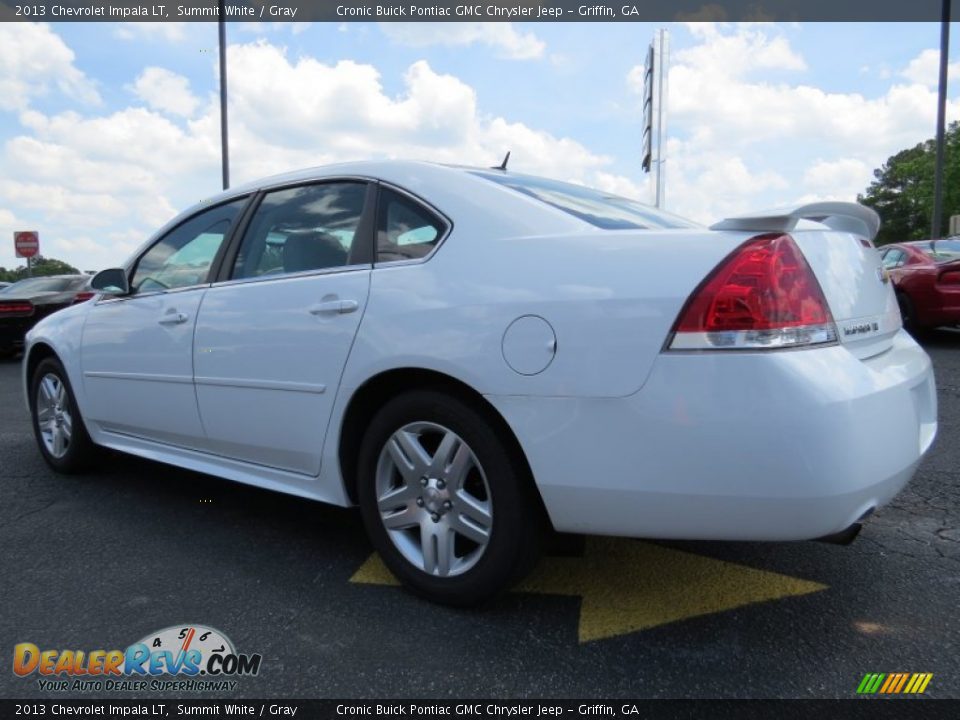 2013 Chevrolet Impala LT Summit White / Gray Photo #5