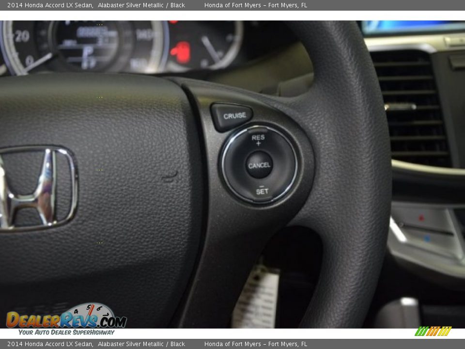 2014 Honda Accord LX Sedan Alabaster Silver Metallic / Black Photo #15