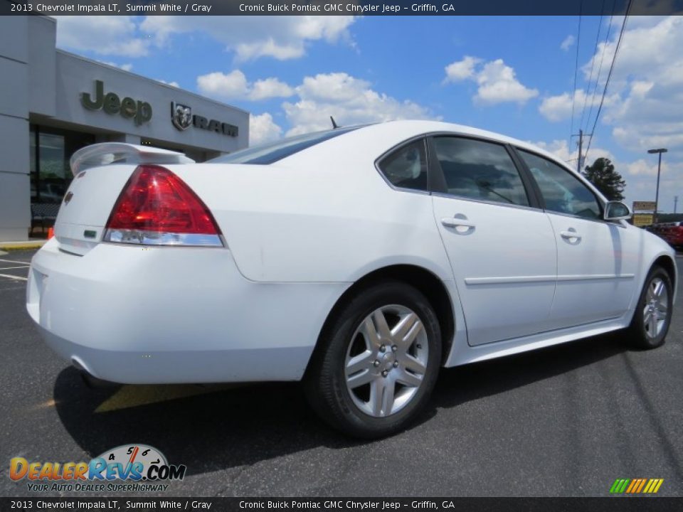 2013 Chevrolet Impala LT Summit White / Gray Photo #7
