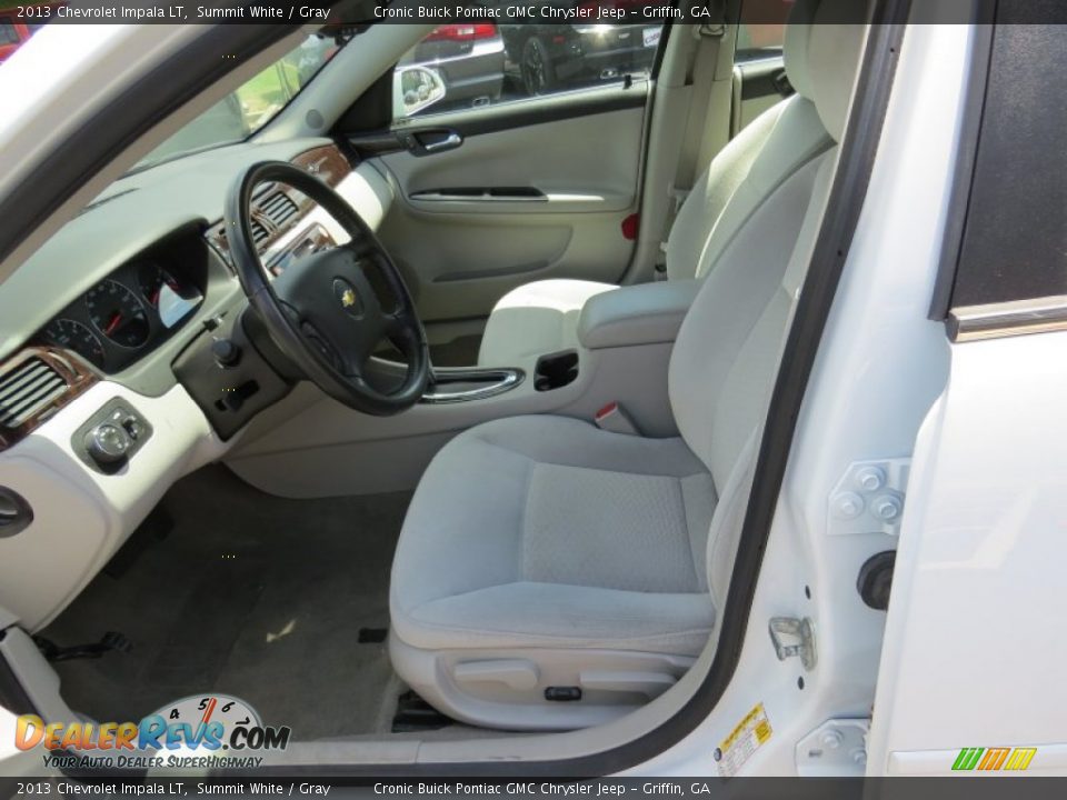 2013 Chevrolet Impala LT Summit White / Gray Photo #10