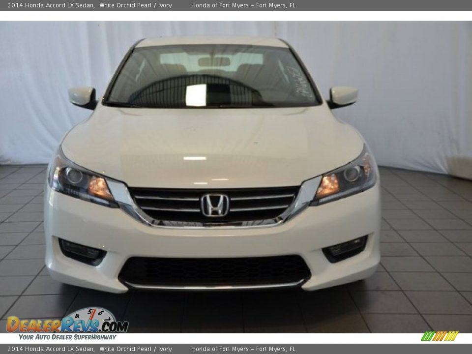 2014 Honda Accord LX Sedan White Orchid Pearl / Ivory Photo #2