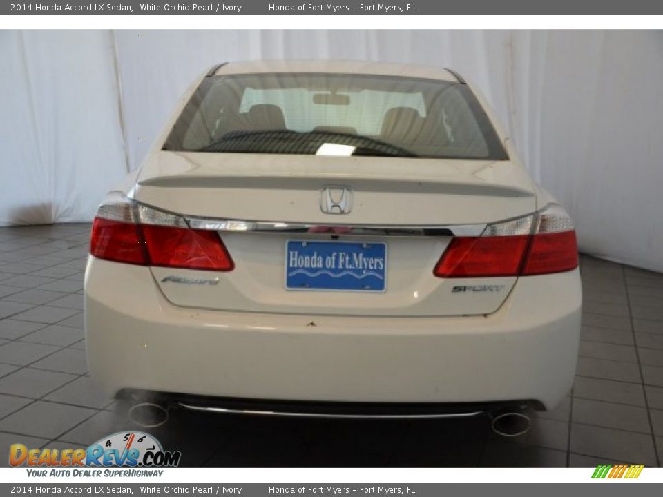 2014 Honda Accord LX Sedan White Orchid Pearl / Ivory Photo #6