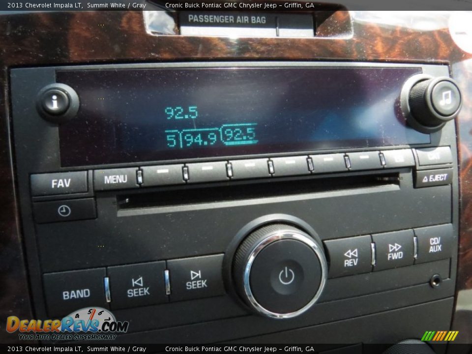 2013 Chevrolet Impala LT Summit White / Gray Photo #23