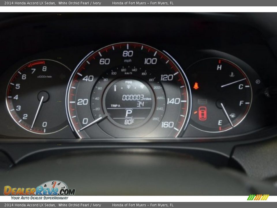 2014 Honda Accord LX Sedan White Orchid Pearl / Ivory Photo #15