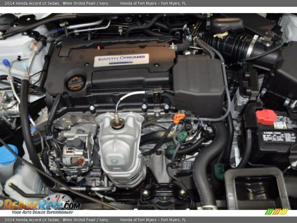 2014 Honda Accord LX Sedan White Orchid Pearl / Ivory Photo #24