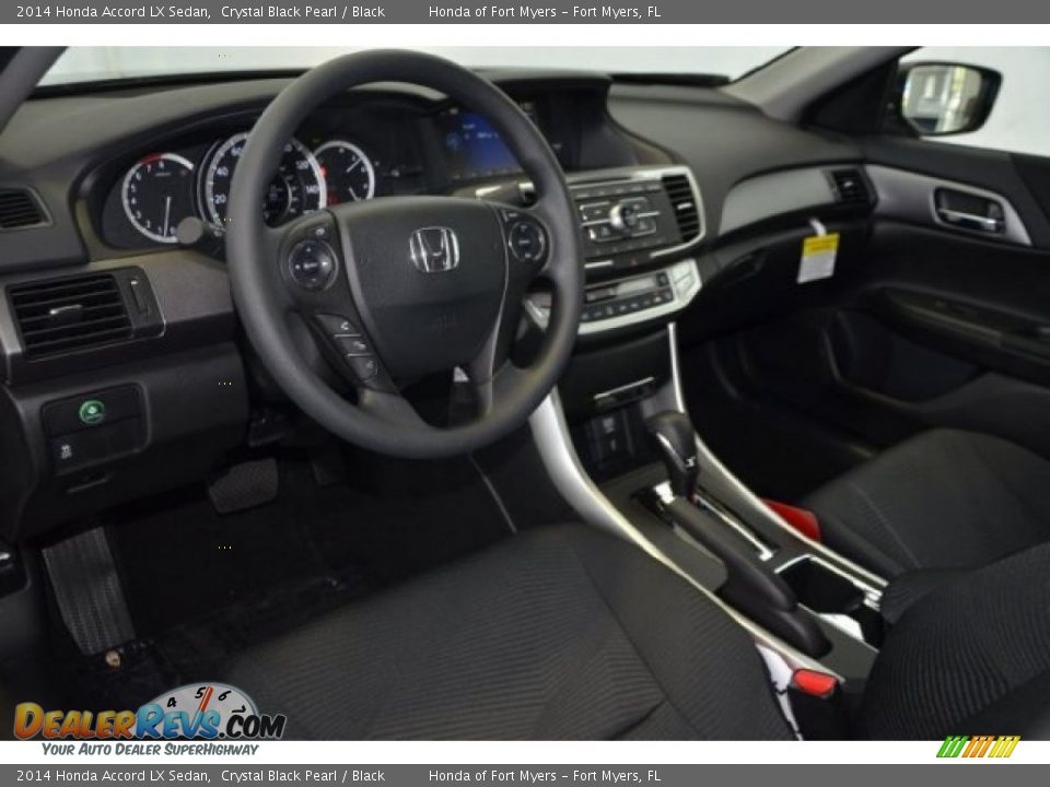 2014 Honda Accord LX Sedan Crystal Black Pearl / Black Photo #9